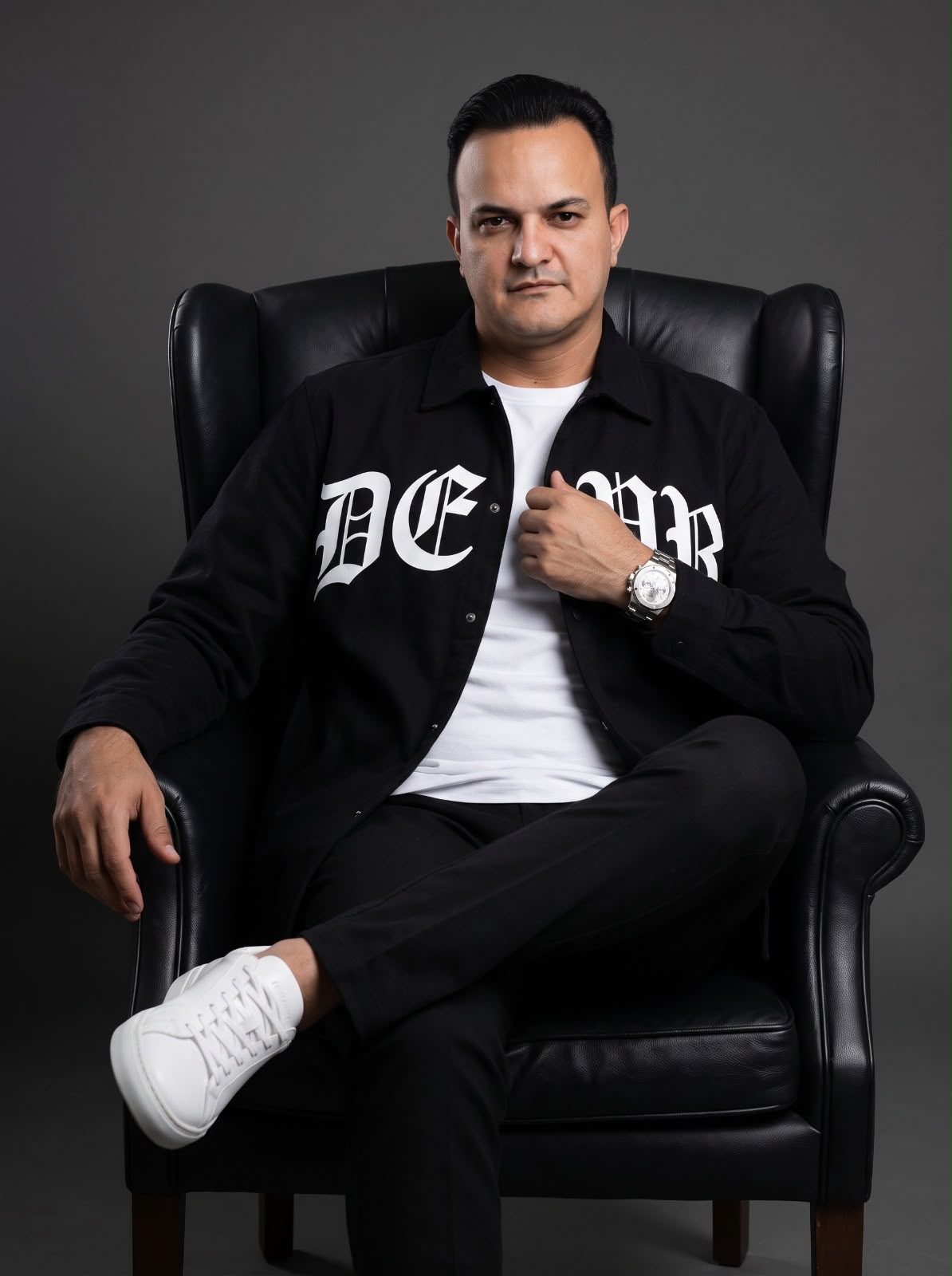 Retrato profissional do DJ Glaucio Vianna